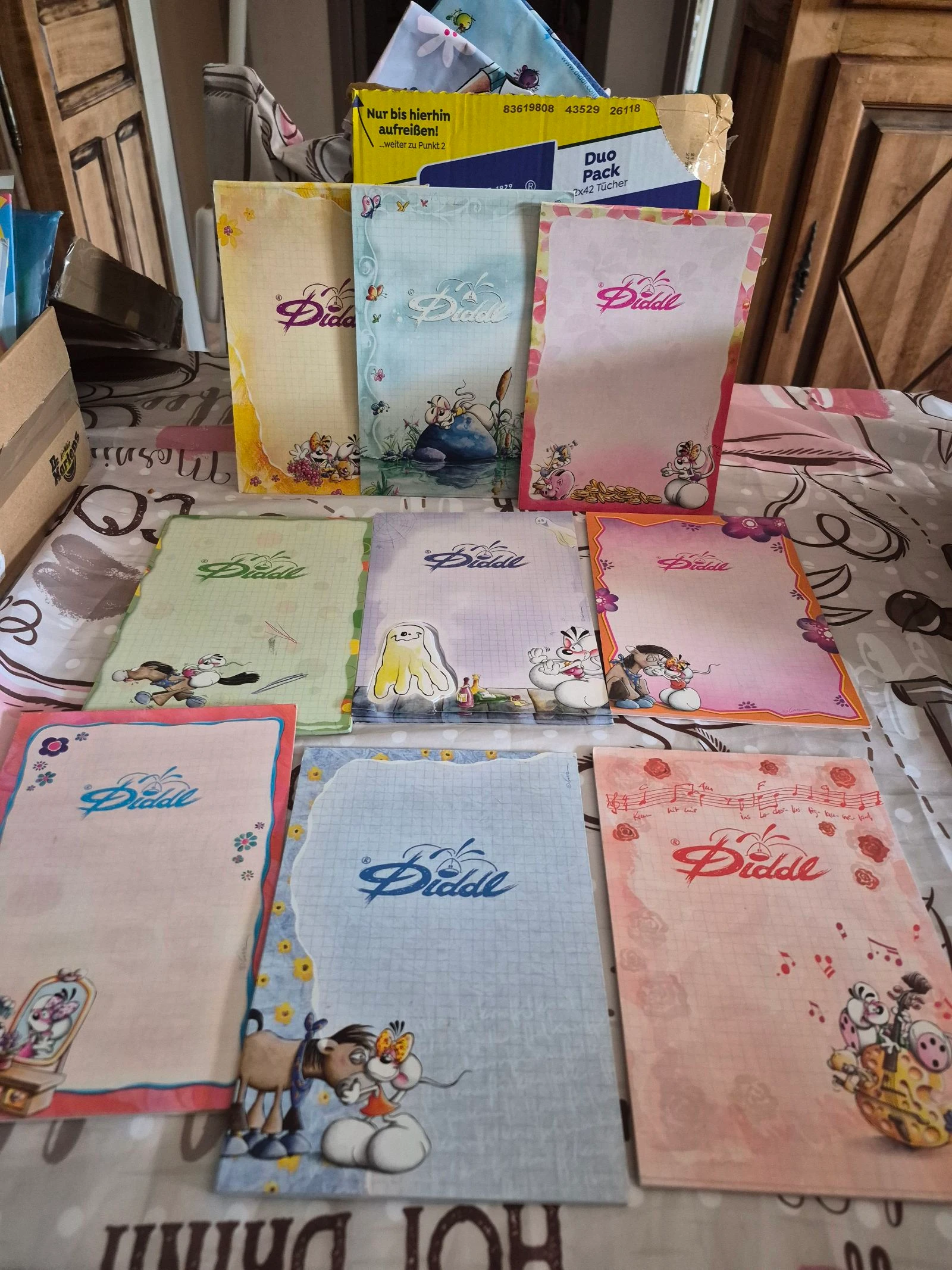 Lot de 9 blocs diddl a5